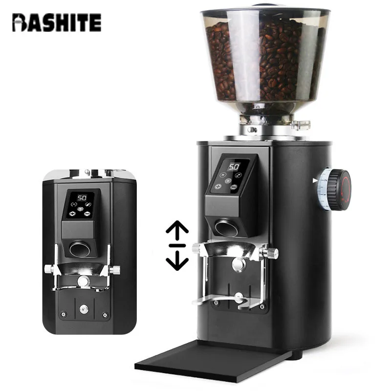 Commercial household electric coffee grinder Italian bean grinder quantitative coffee powder grinder coffee shop equipment