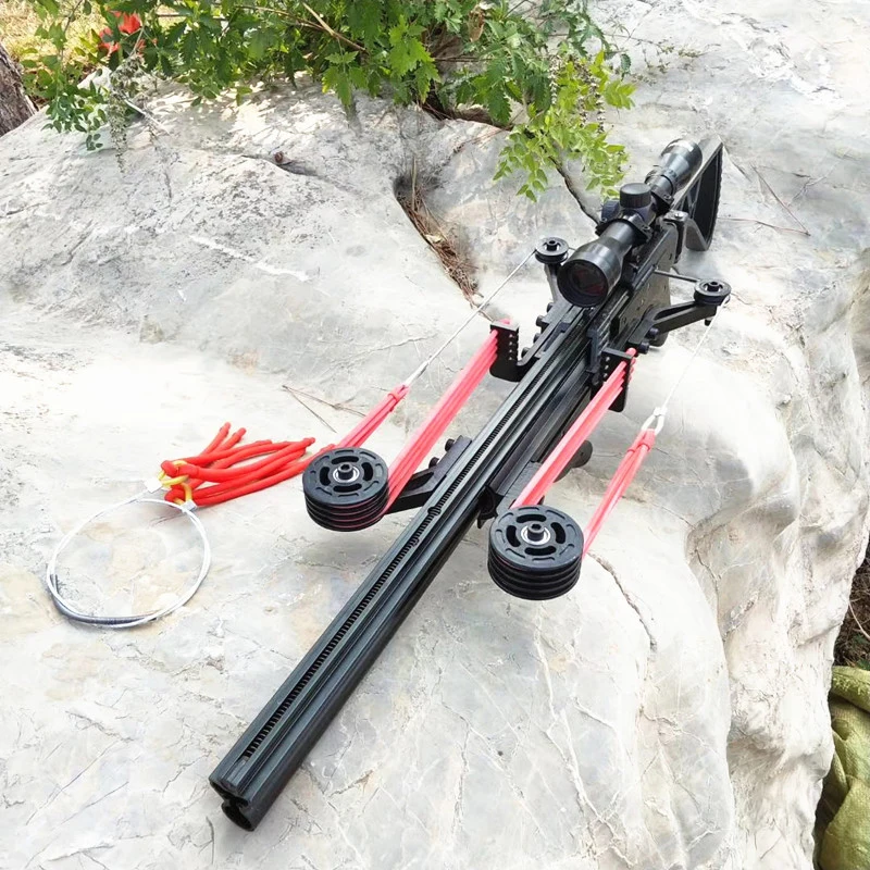 Наружная охотничья Рогатка из нержавеющей стали Полуавтоматическая Непрерывная охота лук и стрелы стрельба Рогатка