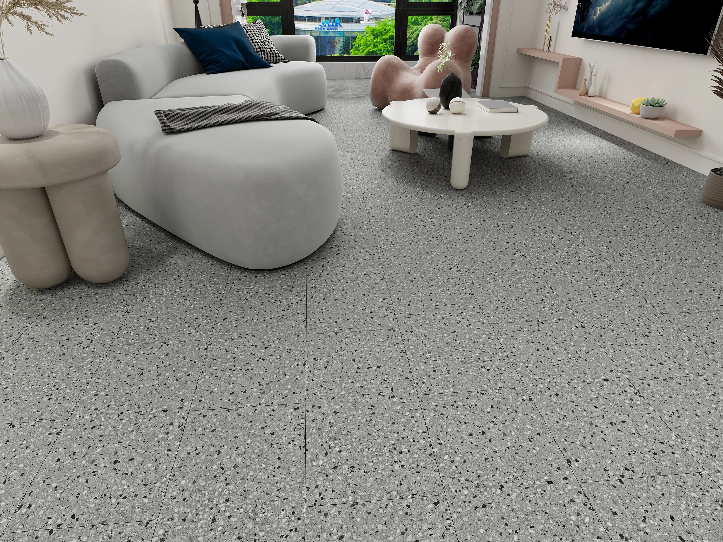 High quality Easy Cleaning lvt flooring luxury vinyl tile glue  PVC flooring wholesale stone lvt flooring