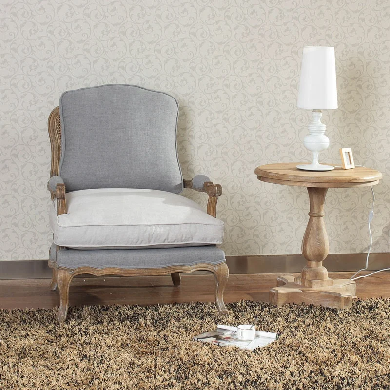 
Wholsaler hand carved Antique style small round restaurant table/wooden coffee table(DT-978-OAK) 