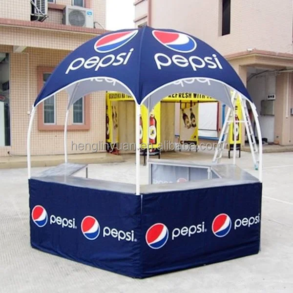 Dome Kiosk Canopy Tents Trade Show Booth Hexagon Promotional Tent