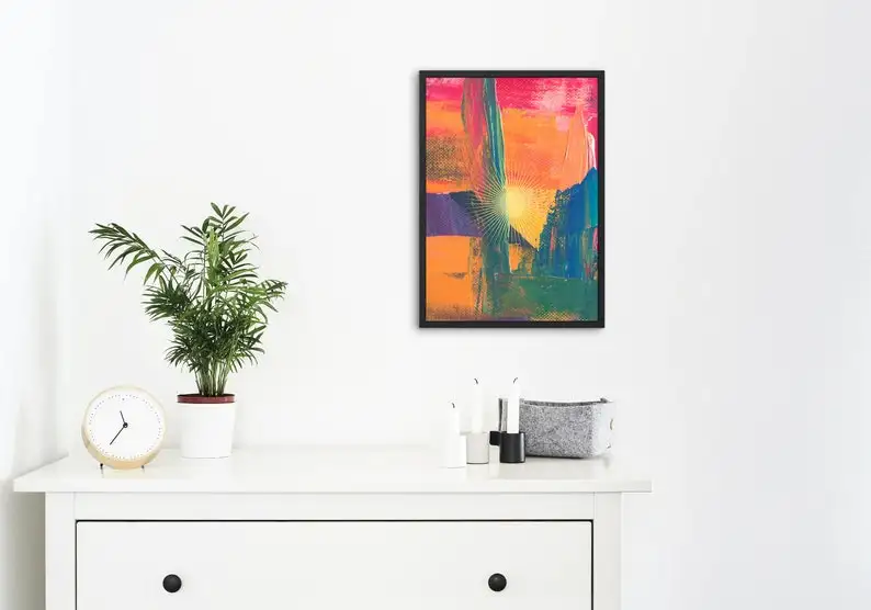 Classic Abstract Painting Wall Art Canvas Fine art Prints poster Modern Home Decor for Living Room