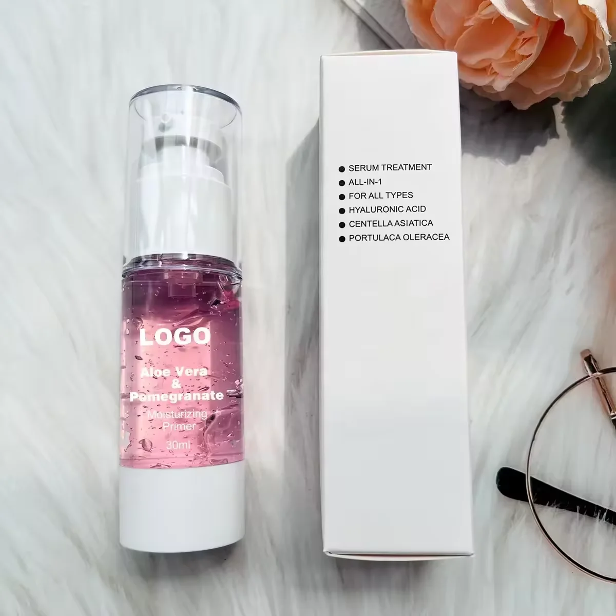 Aloe Vera Pomegranate Pure Plant Silicone-free Makeup Primer