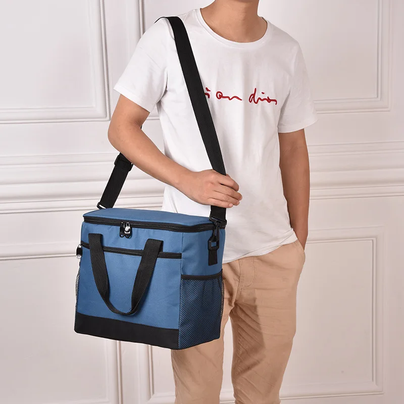 Custom big capacity outdoor waterproof picnic 600d oxford lunch bag