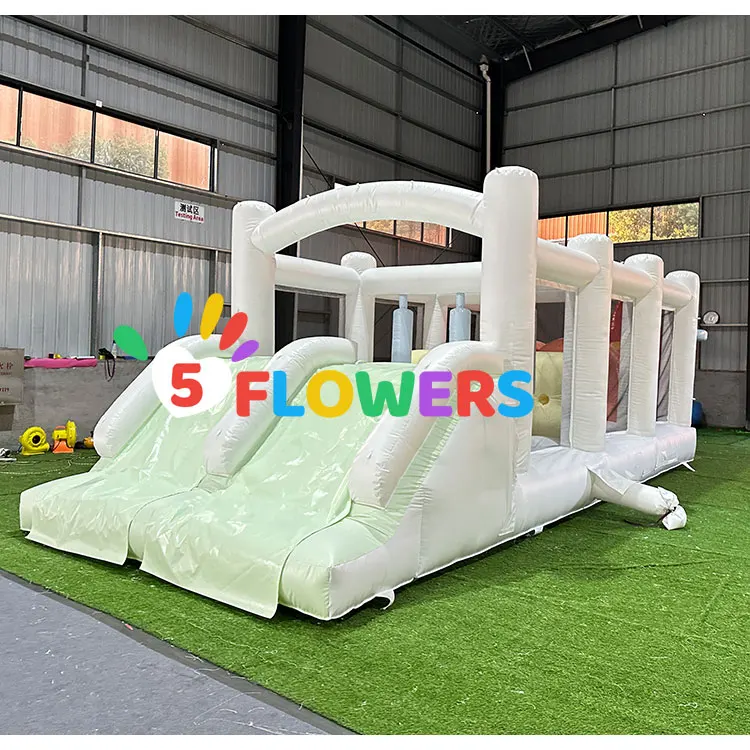 2024 most popular style inflatable obstacle course bounce house outdoor jumping castles for party event