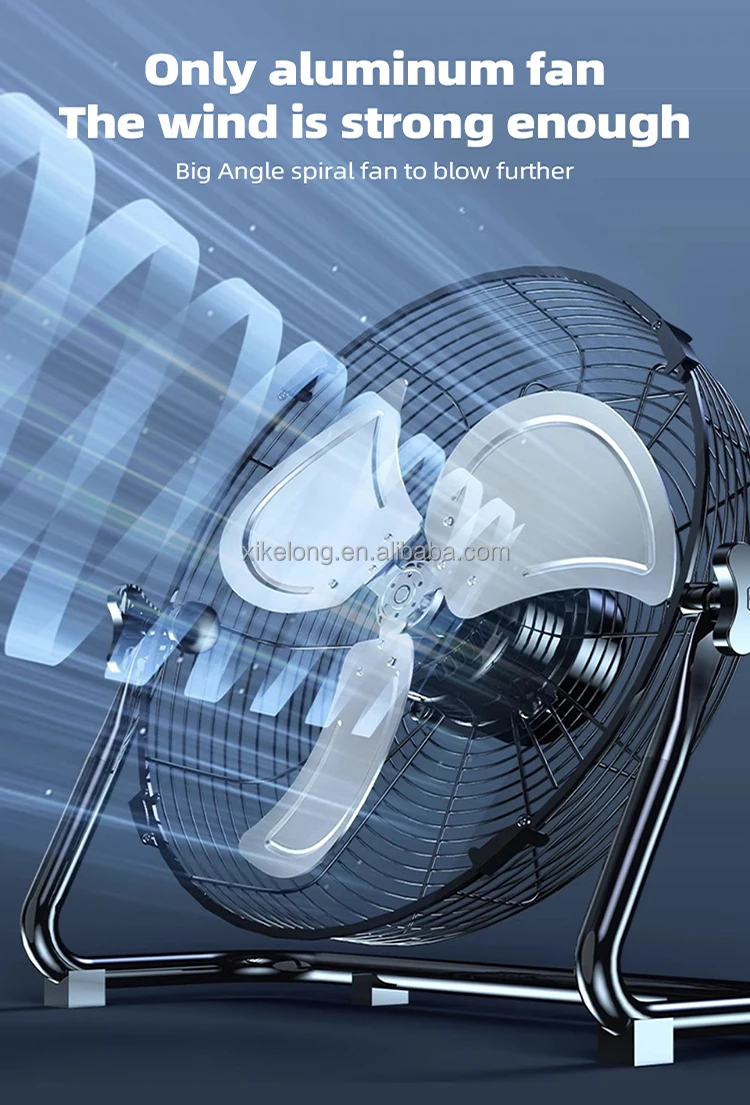 12 14 16 18 20 Inch AC home use Industrial Powerful Metal Best high velocity floor fan