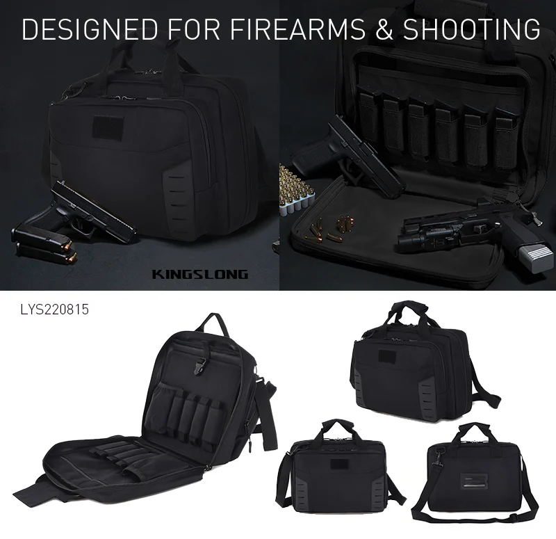 Tactical Range Bags with Weather Resistant Material for Shooting, Range, Storage and Transport large capacity Gun bag