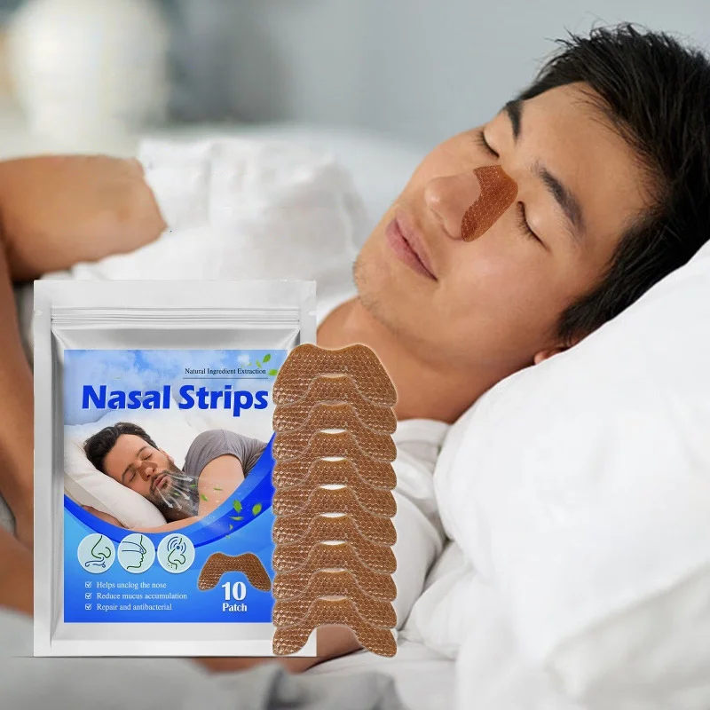 customized breathe right extra atrength tan sleep strips waterproof anti snoring nasal strips manufacturer