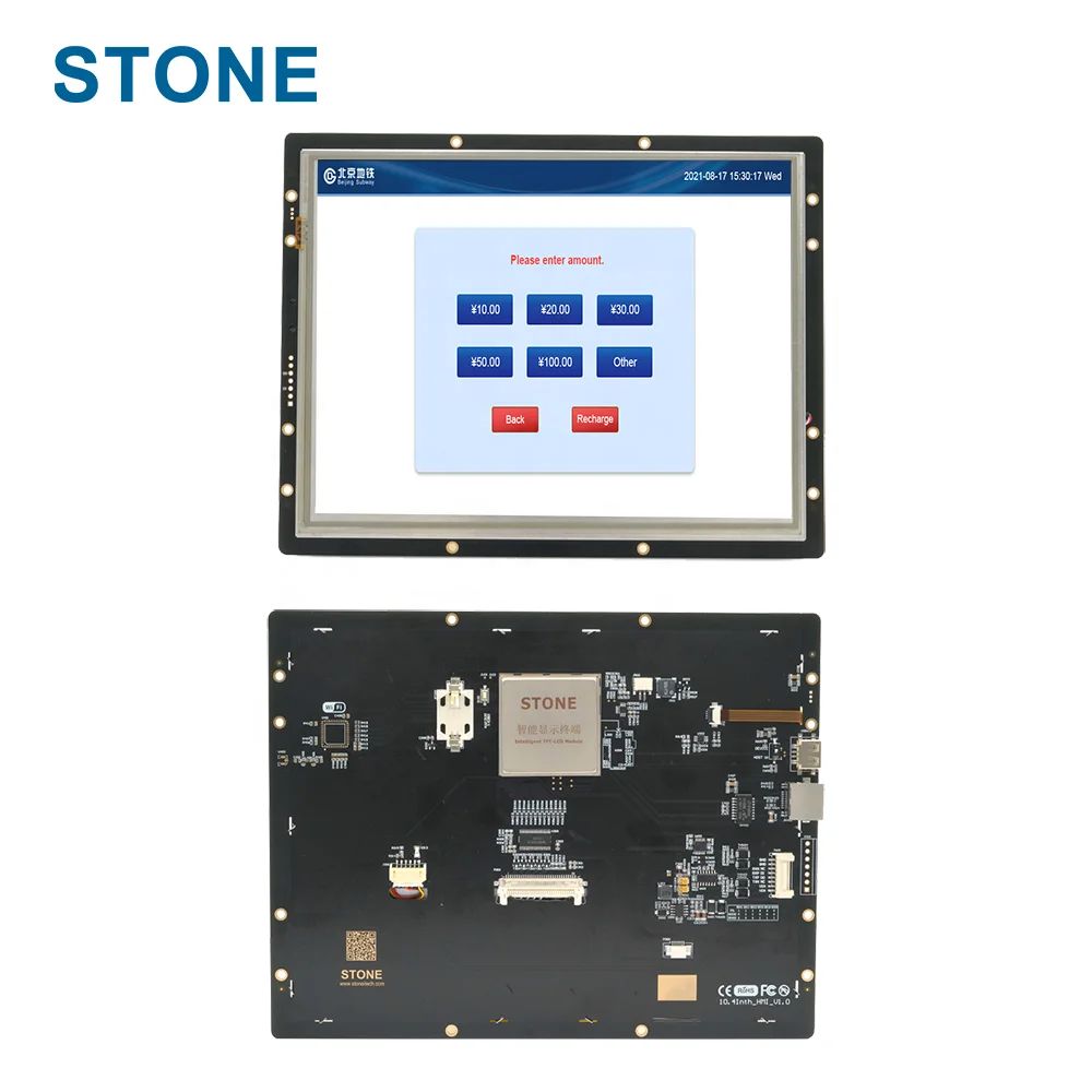 STONE 10.4 inch 1024*768 HMI Touch Screen Smart LCD Module UART Display TFT Lcd Display Screen Smart HMI TFT Touch Screen
