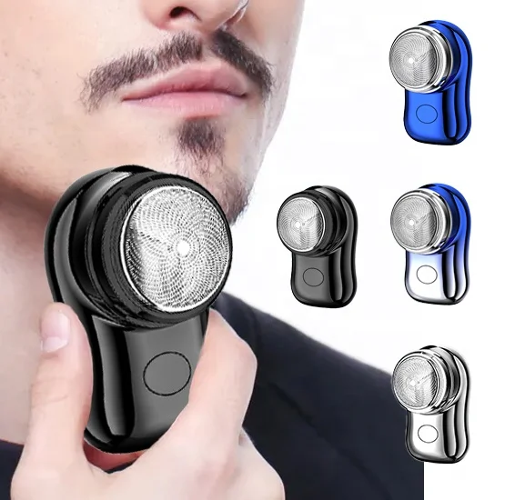 Mini Shaver Rechargeable Long Lasting waterproof portable face beard mini electric shavers Electric Razor for men Wet & Dry Use