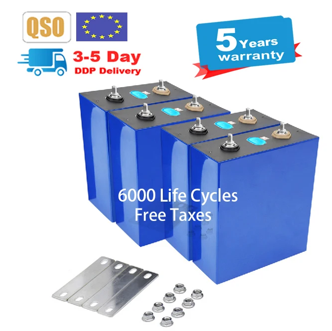 Qishou Grade A Prismatic Lifepo4 100Ah 105Ah 150Ah 200Ah 230Ah 304Ah 320Ah 3.2V V3 280Ah Lifepo4 Lithium Ion Batteries Cells