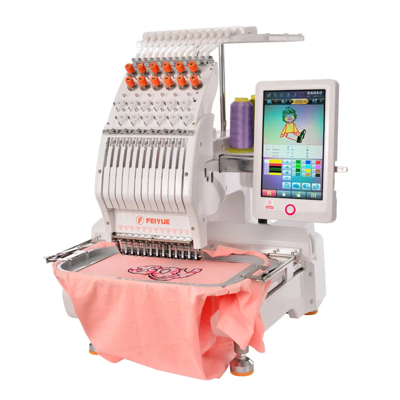FEIYUE YAMATA Computerized single head DIY commercial use mini table embroidery machine