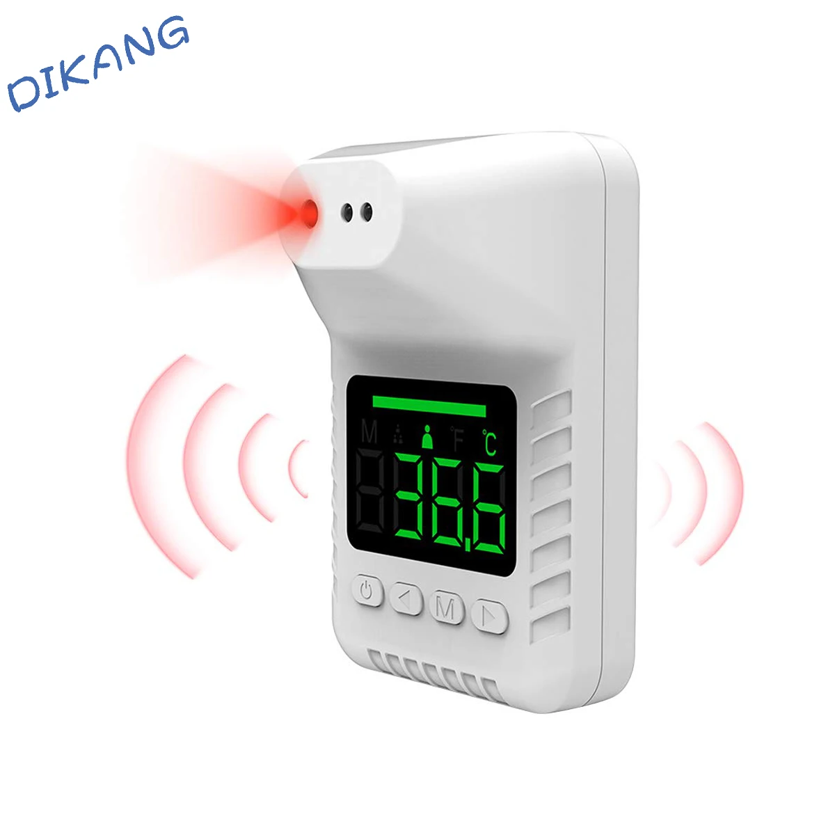 
Dikang Cheap Price K3X Digitalr Wall Hanging Multiple languages setting non-contact Thermometer Wall Mounted Thermometer 