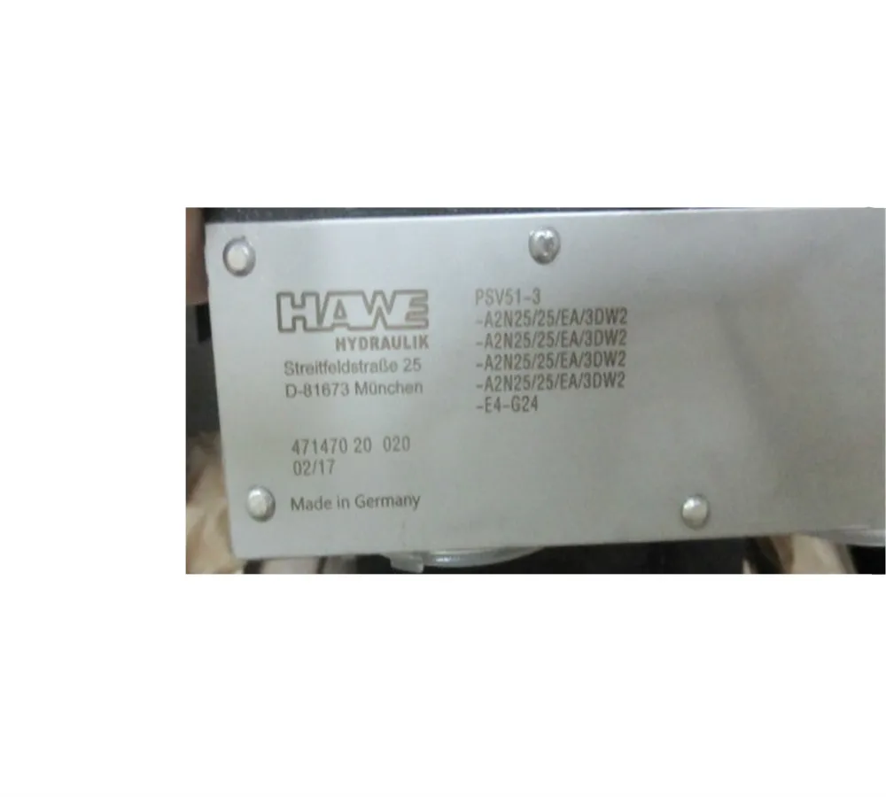 Hawe PSV51-3 длительный срок службы гидравлический направленный регулирующий клапан