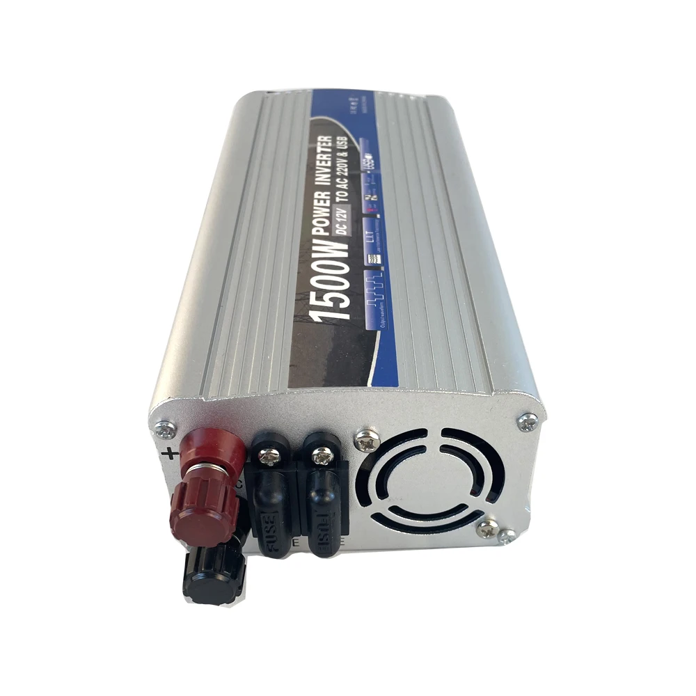 1500W On-board Inverter 12V to 110V Voltage Conversion Dual USB