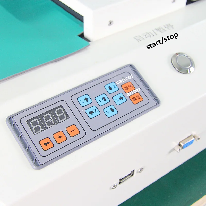 High Quality GREEN Second Generation Dispensing Robot DP500D Cellphone Speaker Hot Melt Glue Automatic Dispenser Machine