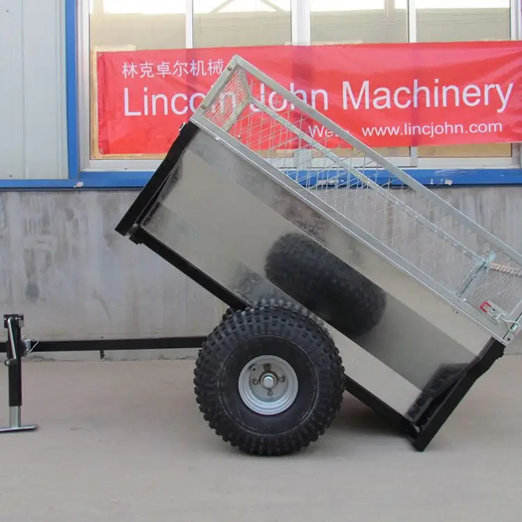 Best Selling Tipping Farm Cart Utilityforestry Avt Log Trailer Atv Timber trailer parts With Crane