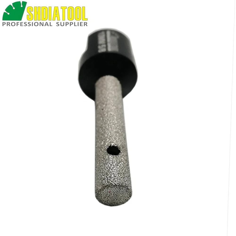Вакуумные Паяные сверла алмазные наконечники для сверления и фрезерования керамический мрамор гранит 5/8-11