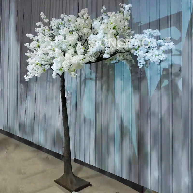 Japanese silk artificial cherry blossom tree wedding decor flower wedding ornamental plants wishing tree