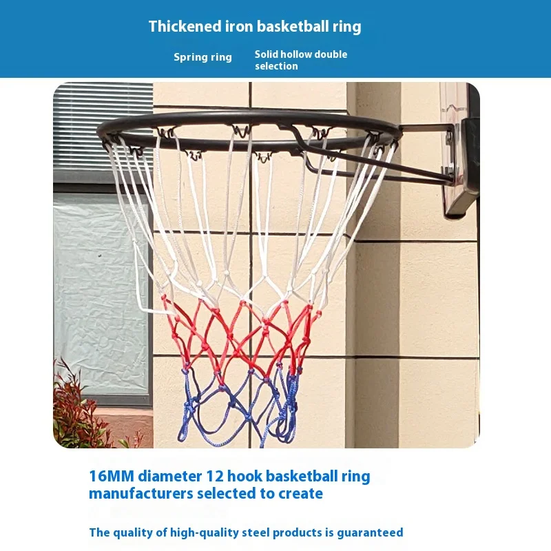 Customized Adjustable Portable Basketball Hoop stand with nylon rim for indoor outdoor court equipment