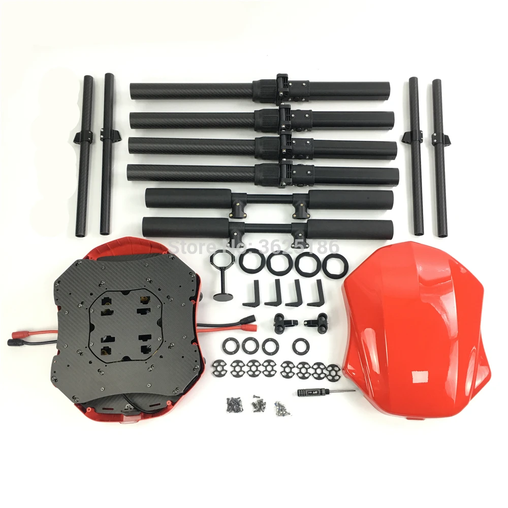 EFT New upgrade E410-S E410S 10L 10kg  agricultural spray drone frame 1393mm wheelbase and water tank