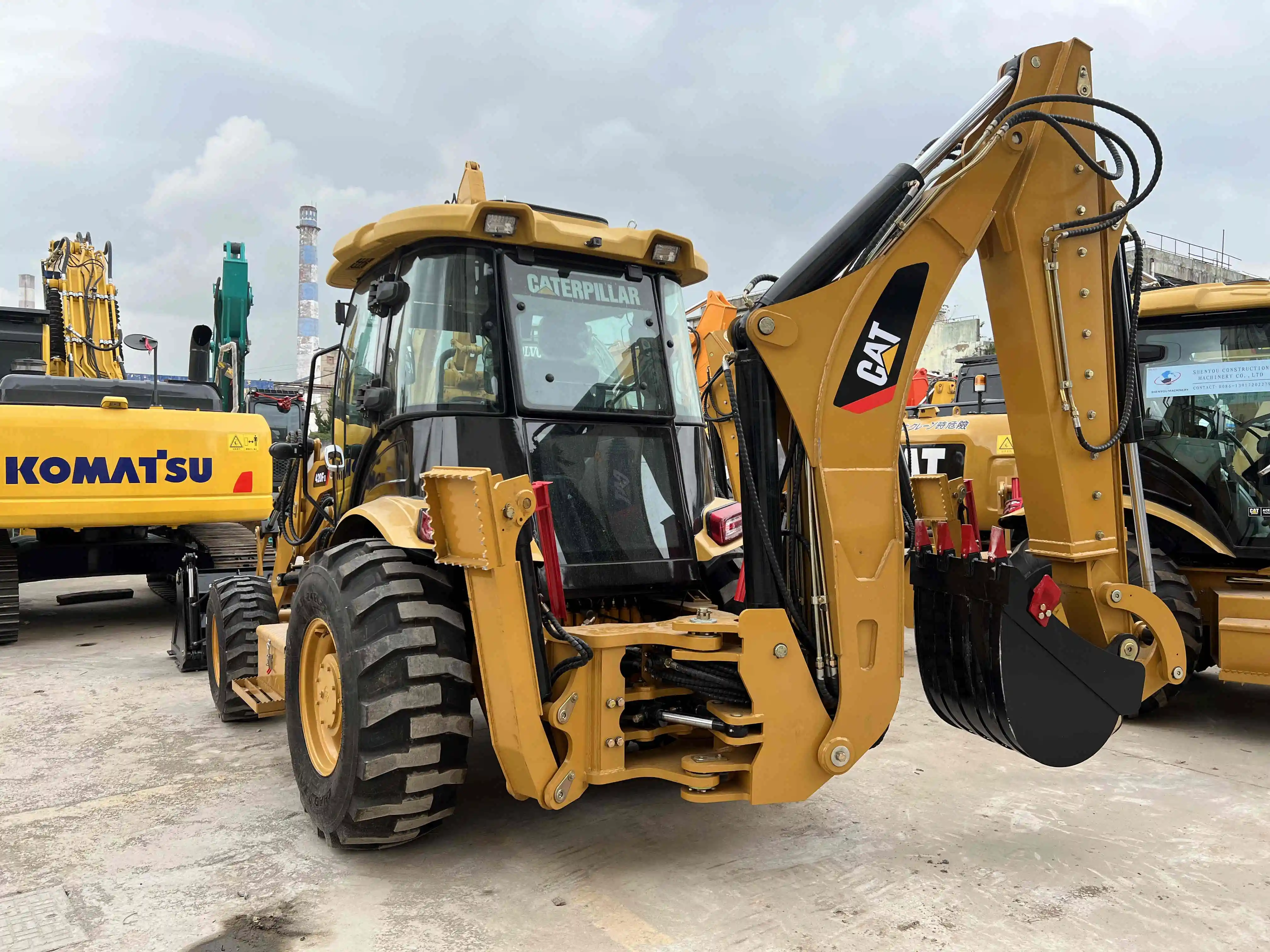 Used Caterpillar CAT 420F 420F2 Backhoe Loader Retro Excavator CAT420F CAT420F2 Cheap Price For Sale