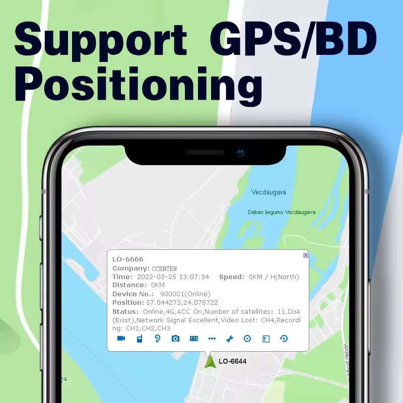 Hot sale high quality 4g GPS cmsv6 temperature sensor speed sensor 4 channels for wholesale