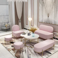 Beauty Salon Long Waiting Chair/comfortable Salon Waiting Sofa