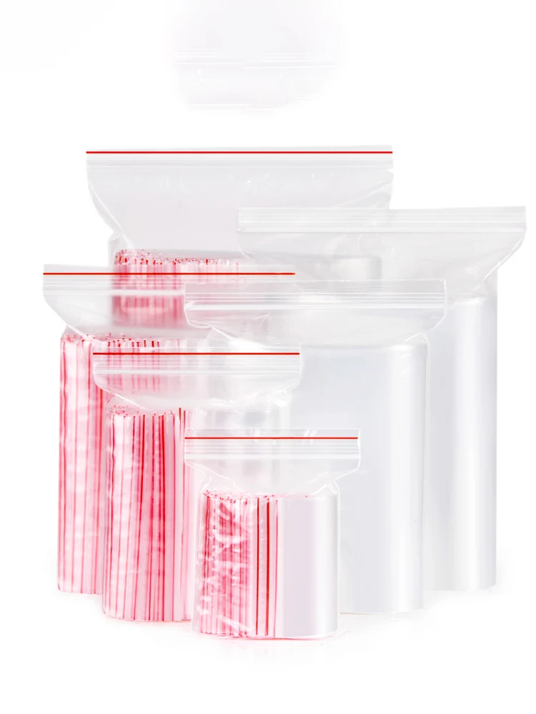 Custom Clear Plastic PE PET  Zip Transparent Shopping Gift Bags with Logos for Cloth