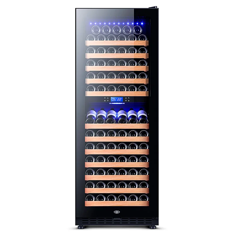 Odino Wine Cooler Refrigerator with Double-Layer Tempered Glass Door 408L 144 bottles large capacity fridge  BJ-408D