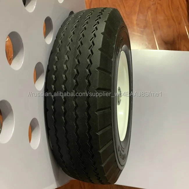 410/350-6 pu foam wheel trolley wheels for wagon cart and wheelbarrow