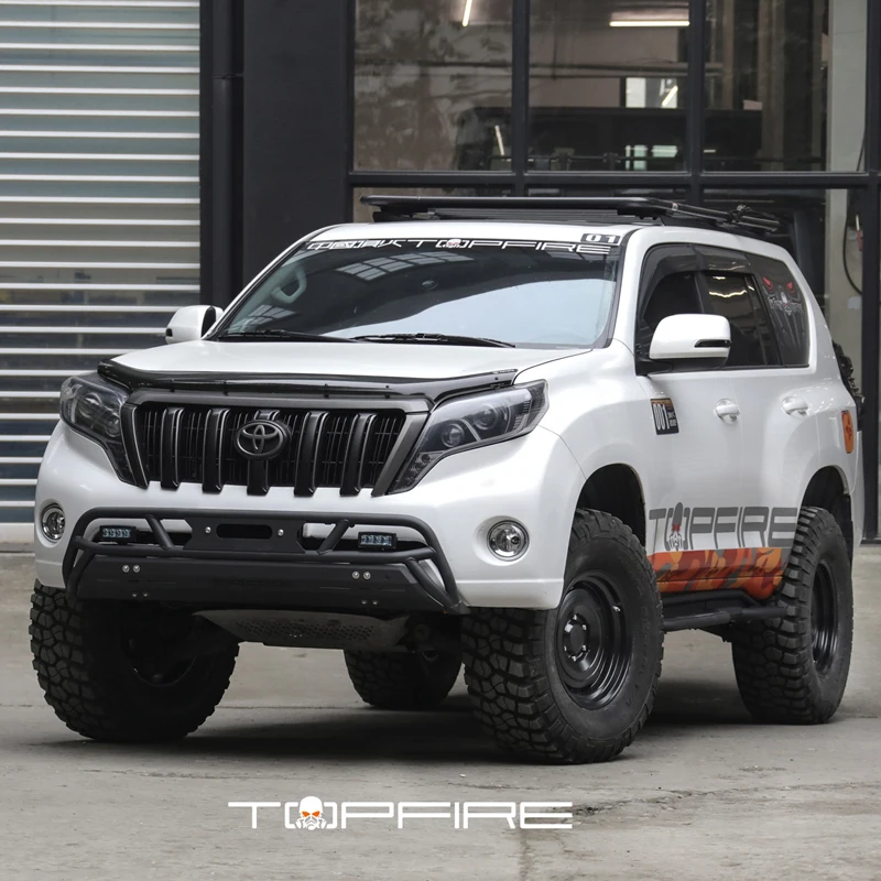 
Лидер продаж, стальной передний бампер с порошковым покрытием для Toyota Land Cruiser Prado LC150 