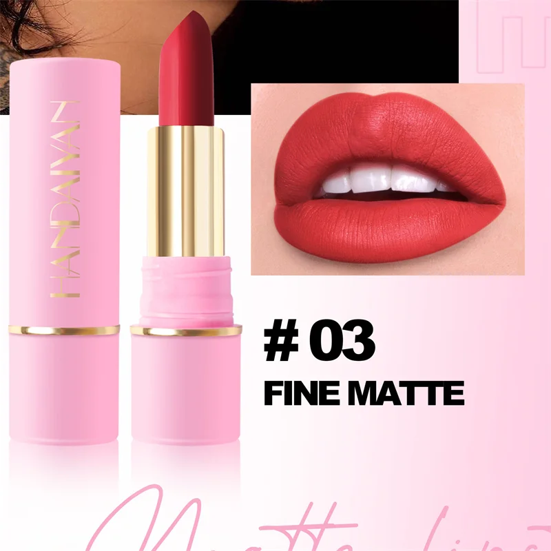 Wholesale 5colors/set 2 style Velvet Matte Waterpoof  Lip-gloss  Red Tint No-transfer lipstick Gift set