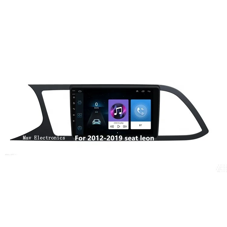 Android радио для SEAT LEON автомобильный dvd-плеер 9 дюймов 2.5D полный экран 1 система заднего вида Видимый Автомобильный видео