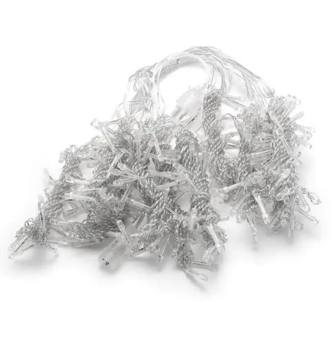 Christmas Decoration Led Icicle Curtain Lights Outdoor Street Garland String light On The House Party Wedding Decor