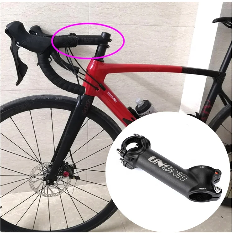 UNO Bike Stem Riser Aluminum Alloy Bicycle Handlebar Stem MTB Bike Stem 35 degree for 25.4/31.8mm  Cycling Equipment Bike Parts