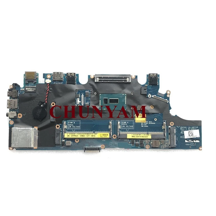 DDR3L мб 100% тестирование e7250 ноутбук материнская плата la-a971p cn-g9cnk для Dell Latitude E7250