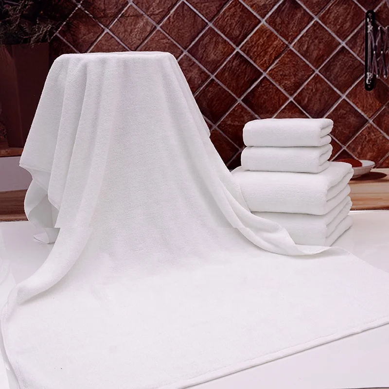 Отель курорт белый банные полотенца длинноволокнистый Египетский хлопок самое дешевое банное полотенце высокой поглощающей способностью 70x140 см спа