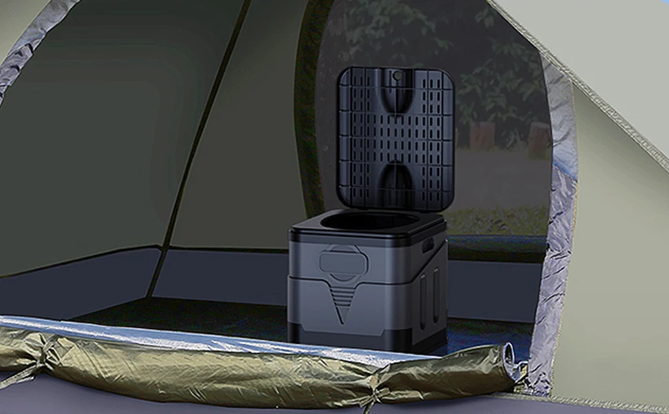 Porta Potty Travel Toilet Commode Bucket Toilet for Camping Car Travel Outdoor Hiking Backpack Trips Tent Boat