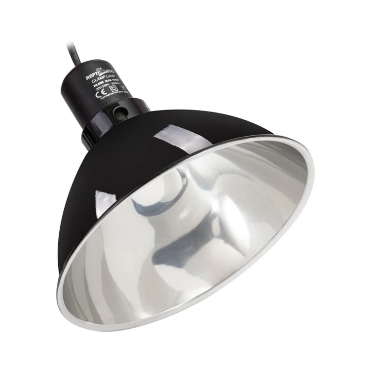 Reptizoo climb pet lamp shade UVA heated UVB deep bucket 5.5-inch tortoise sun back lamp shade reptile tank high reflection