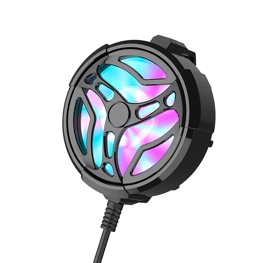 Mini Smart Phone Cooling Fan Gaming Mobile Cooler Fan Cell Phone Type-C Cool Heat Sink Radiator