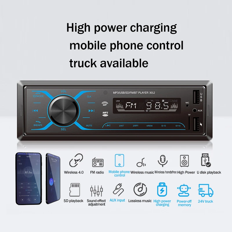 MP3 Connect Android Car Dvd/usb/tf Player Touch Screen Radio Tuner Built-in Gps Wifi Bt Fm Rds for Van track