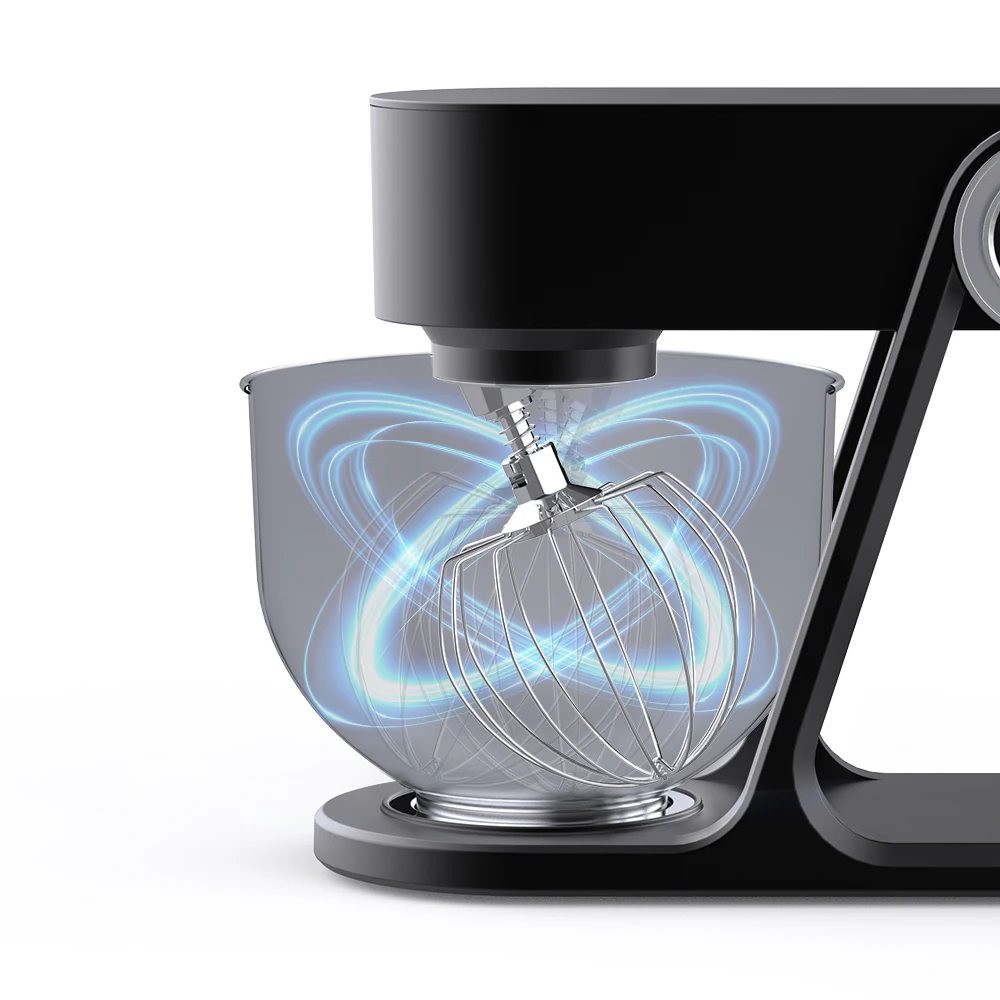 2023 Electric Dough Mixer with 6 Speeds LCD Screen Timing  1500W 5L Planetary Aid Kitchen Robot Stand Mixer