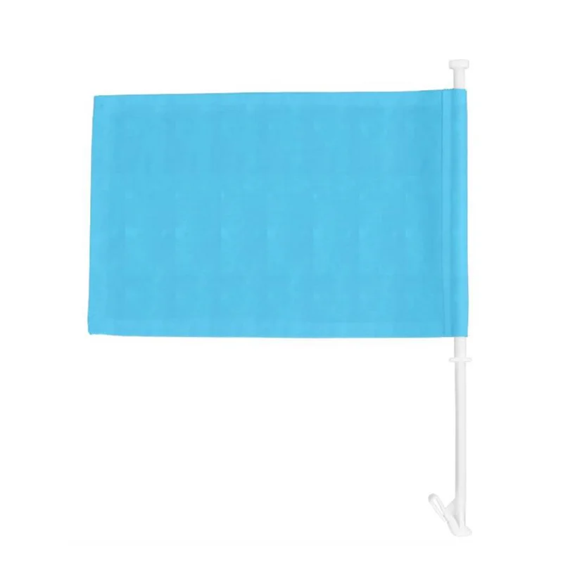 DIY 30*45cm Polyester car flag Custom Blank Sublimation Car Polyester Flag For Car Windows