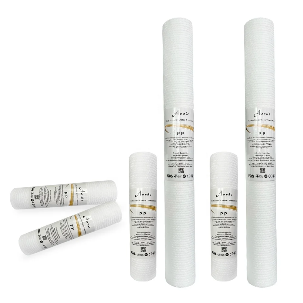 PP Spun Cartridge 10 Inch 5 Micron PP Sediment String Wound Water Filter Cartridge
