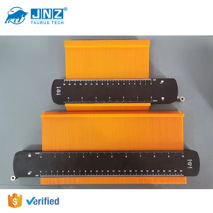 Multi Function Measuring Tool Profile Tool 5 Inch 10 Inch Widen Plastic Aluminum Profile Contour Gauge With lock