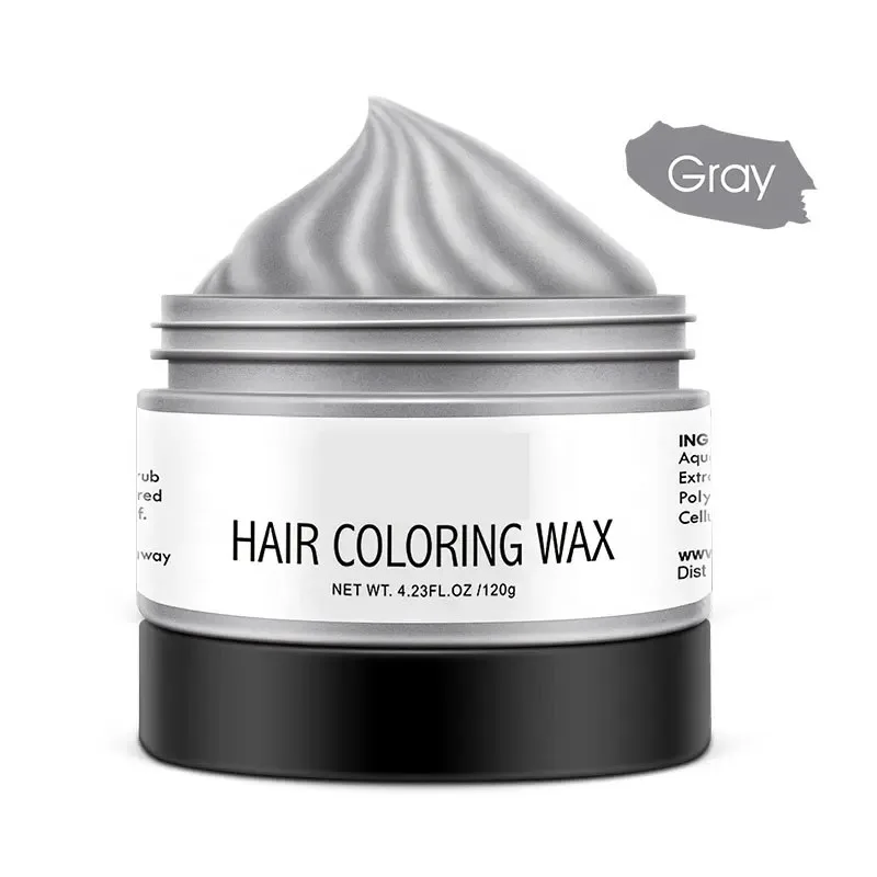 OEM Private Label Fashion Hair Wax Styling Temporary Hair Color Wax