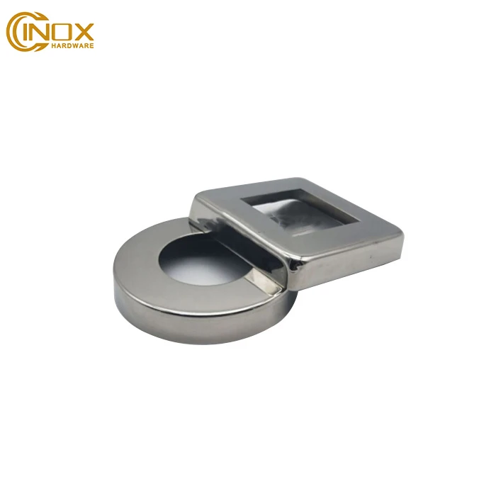 GLASS HANDRAILStairs Balustrades & Handrails 304 316 Railing Base Cover And Balustrade Flange Cover For Balcony Terrace Banister
