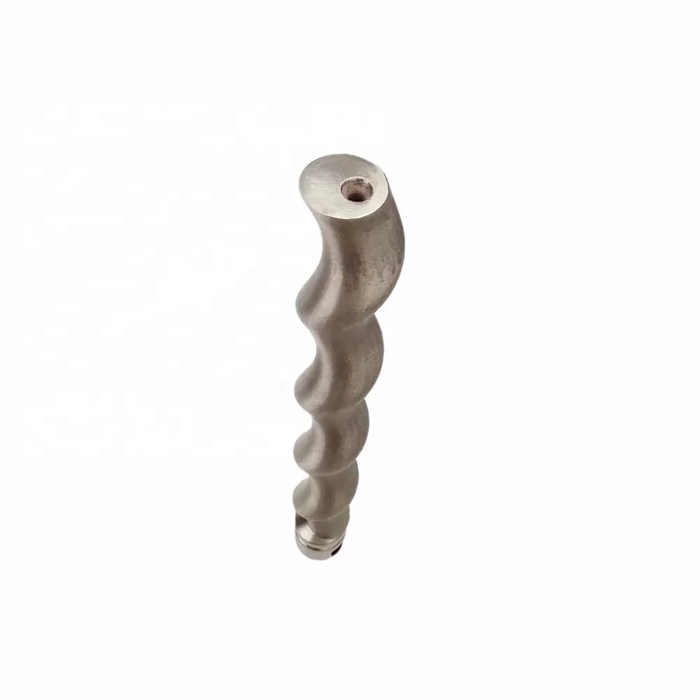 Seepex type corrosion resistant BN05-12 single progressing cavity screw slurry/sewage/sludge pump spare parts 304/316L SS rotor