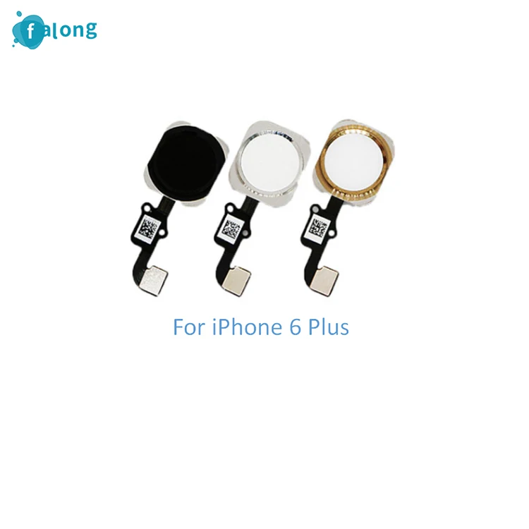 Return Back Full Function Home Button Flex For iPhone 6 6s Plus Original Home Extend Connector Flex Cable No Touch ID